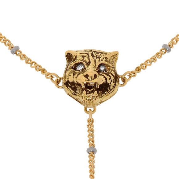 Gucci Le Marche Des Merveilles 18K Yellow Gold, Diamond and Mother of Pearl 2.5m - Picture 3 of 6